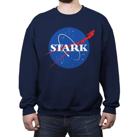 Superhero Aeronautics  - Crew Neck Sweatshirt Crew Neck Sweatshirt RIPT Apparel Small / Navy