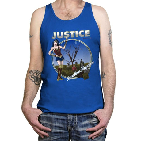 Superhero Kingdom - Tanktop Tanktop RIPT Apparel X-Small / True Royal
