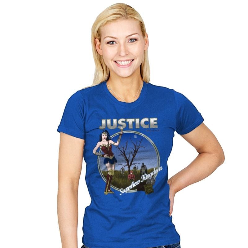 Superhero Kingdom - Womens T-Shirts RIPT Apparel Small / Royal