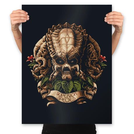 Superious Species - Prints Posters RIPT Apparel 18x24 / Black