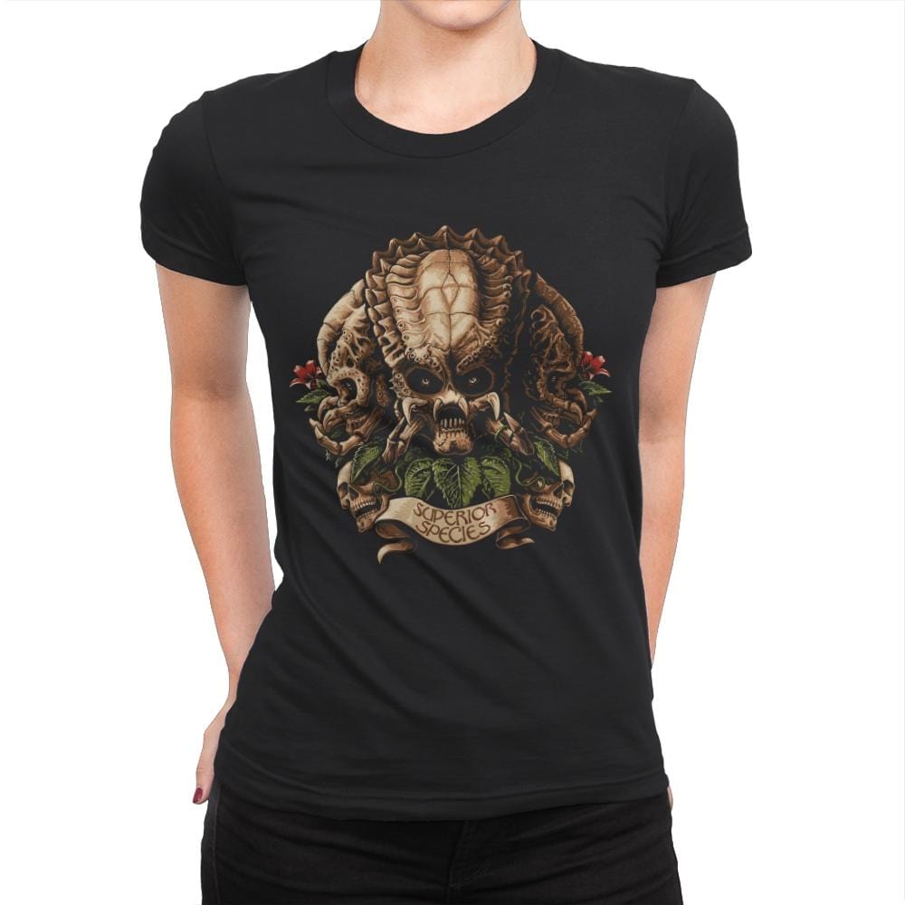 Superious Species - Womens Premium T-Shirts RIPT Apparel Small / Black