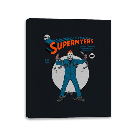 SuperMyers - Canvas Wraps Canvas Wraps RIPT Apparel 11x14 / Black