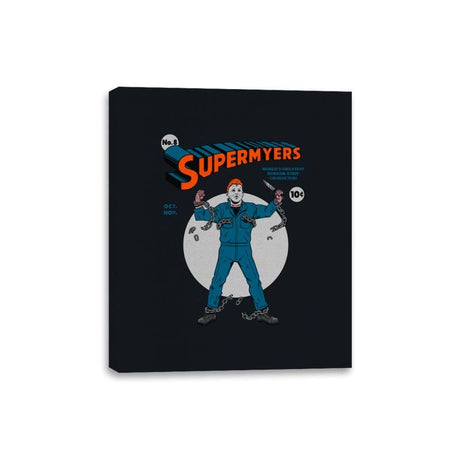 SuperMyers - Canvas Wraps Canvas Wraps RIPT Apparel 8x10 / Black