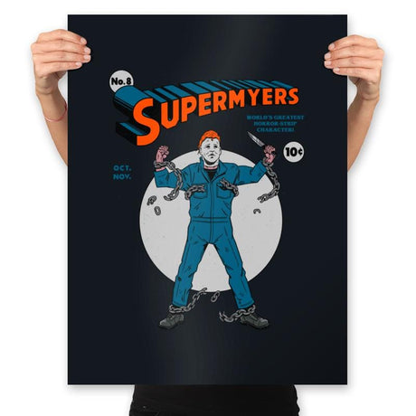 SuperMyers - Prints Posters RIPT Apparel 18x24 / Black