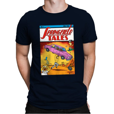 SuperNed - Mens Premium T-Shirts RIPT Apparel Small / Midnight Navy