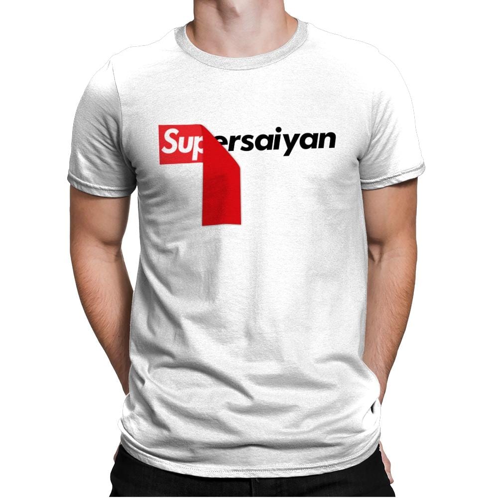 Supersaiyan - Mens Premium T-Shirts RIPT Apparel Small / White