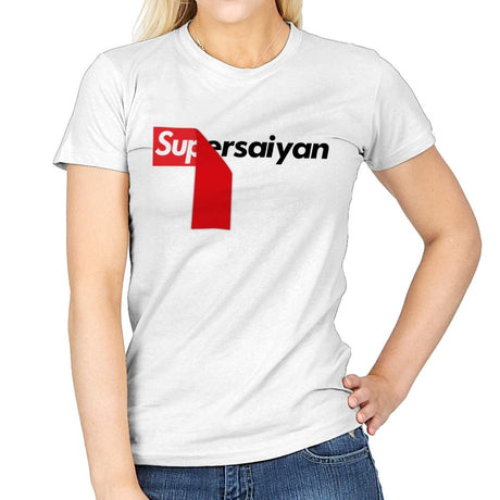 Supersaiyan - Womens T-Shirts RIPT Apparel Small / White