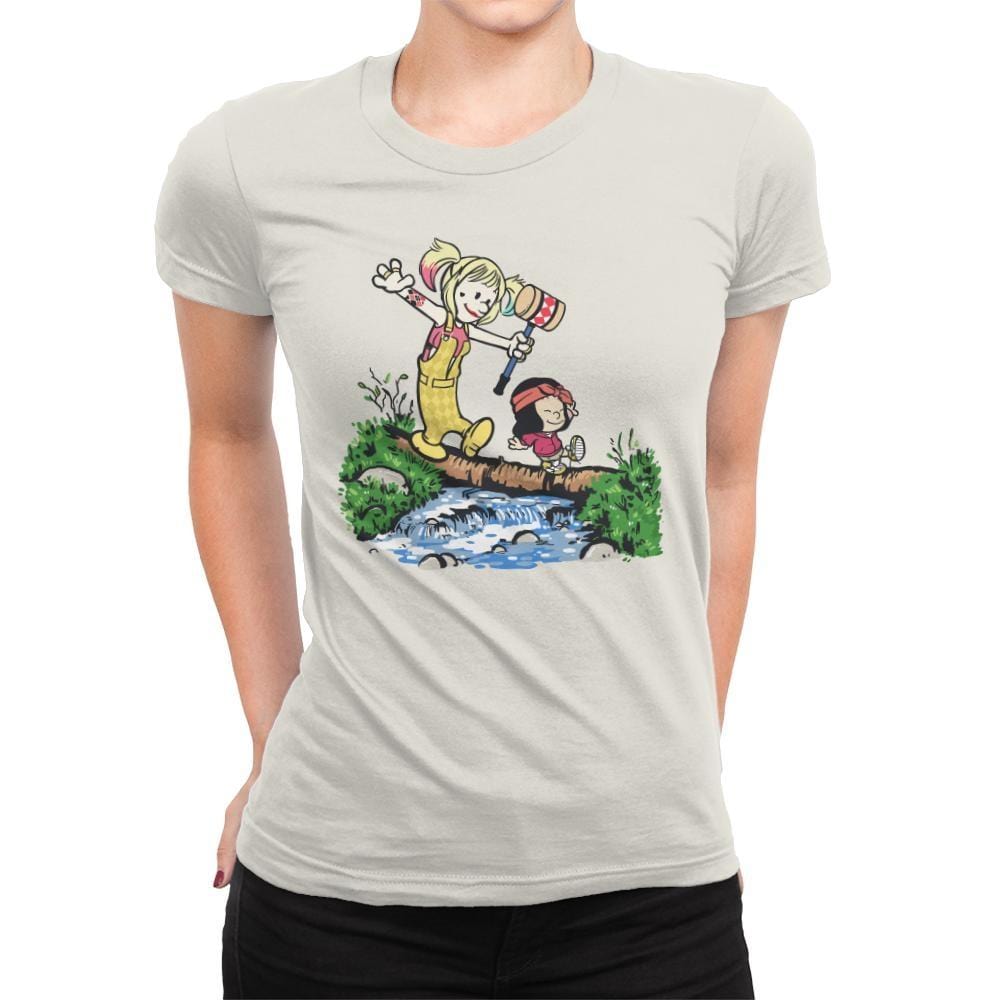Supervillain's Imagination - Womens Premium T-Shirts RIPT Apparel Small / Natural