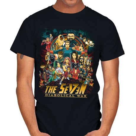 Supes War - Mens T-Shirts RIPT Apparel Small / Black