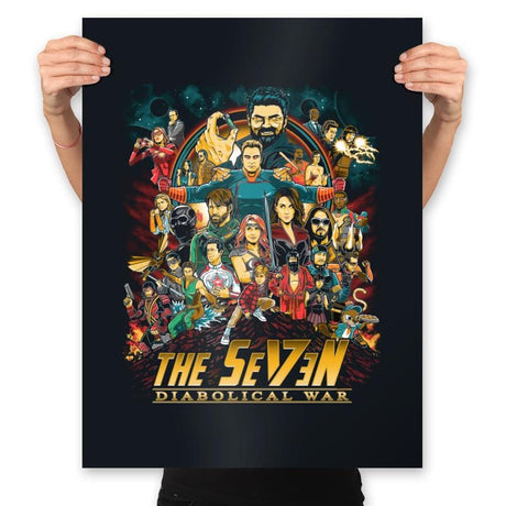 Supes War - Prints Posters RIPT Apparel 18x24 / Black