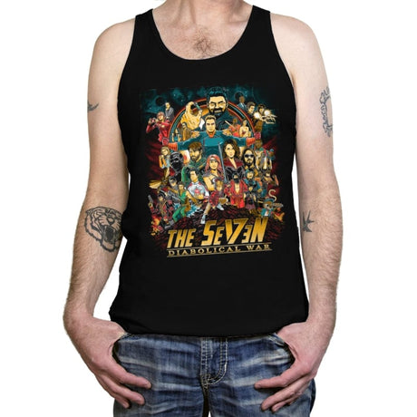 Supes War - Tanktop Tanktop RIPT Apparel X-Small / Black