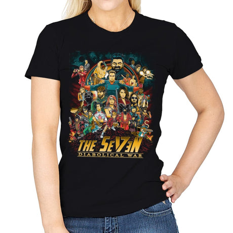 Supes War - Womens T-Shirts RIPT Apparel Small / Black