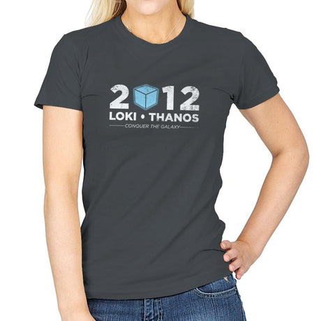Support The Guantlet Party 2012 Exclusive - Womens T-Shirts RIPT Apparel Small / Charcoal