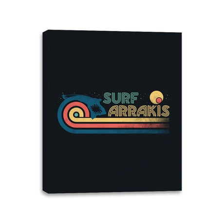 Surf Arrakis - Canvas Wraps Canvas Wraps RIPT Apparel 11x14 / Black