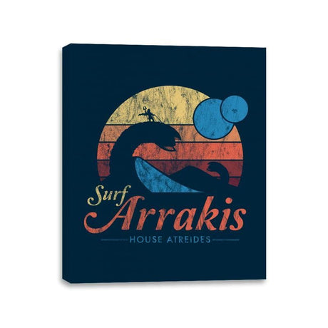 Surf Arrakis - Canvas Wraps Canvas Wraps RIPT Apparel 11x14 / Navy