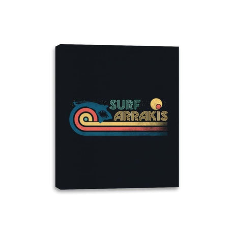 Surf Arrakis - Canvas Wraps Canvas Wraps RIPT Apparel 8x10 / Black