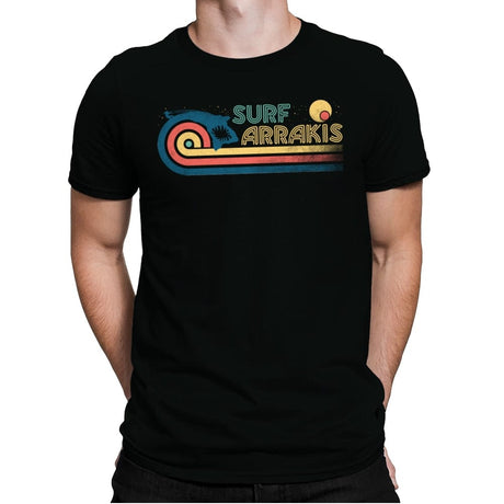 Surf Arrakis - Mens Premium T-Shirts RIPT Apparel Small / Black