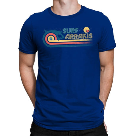 Surf Arrakis - Mens Premium T-Shirts RIPT Apparel Small / Royal