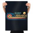 Surf Arrakis - Prints Posters RIPT Apparel 18x24 / Black