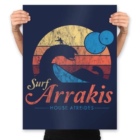 Surf Arrakis - Prints Posters RIPT Apparel 18x24 / Navy
