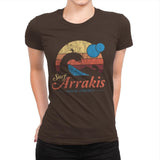 Surf Arrakis - Womens Premium T-Shirts RIPT Apparel Small / Dark Chocolate