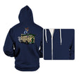 Surfing in the Turtle Van - Hoodies Hoodies RIPT Apparel Small / Navy
