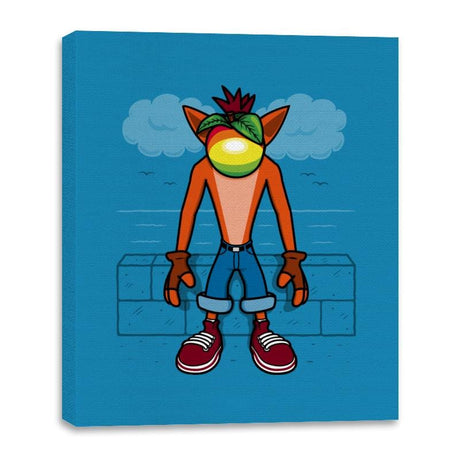 Surrealist Bandicoot! - Canvas Wraps Canvas Wraps RIPT Apparel 16x20 / Sapphire