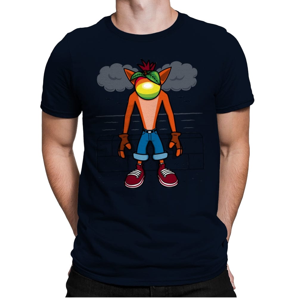 Surrealist Bandicoot! - Mens Premium T-Shirts RIPT Apparel Small / Midnight Navy