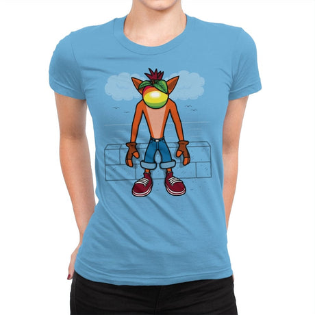 Surrealist Bandicoot! - Womens Premium T-Shirts RIPT Apparel Small / Turquoise