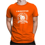 Surviving 1984 - Best Seller - Mens Premium T-Shirts RIPT Apparel Small / Classic Orange
