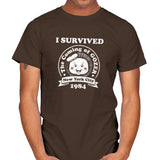 Surviving 1984 - Best Seller - Mens T-Shirts RIPT Apparel Small / Dark Chocolate