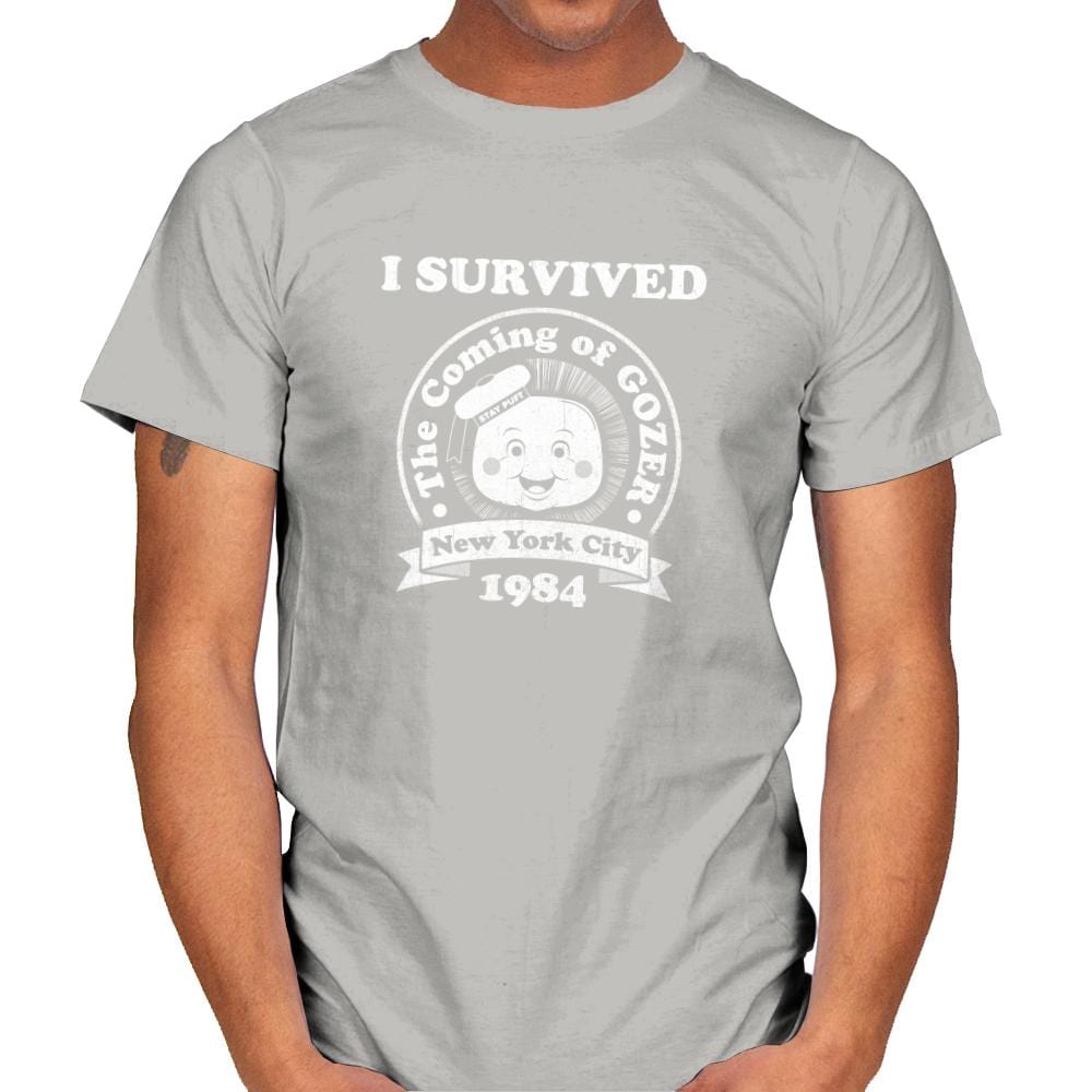 Surviving 1984 - Best Seller - Mens T-Shirts RIPT Apparel Small / Ice Grey