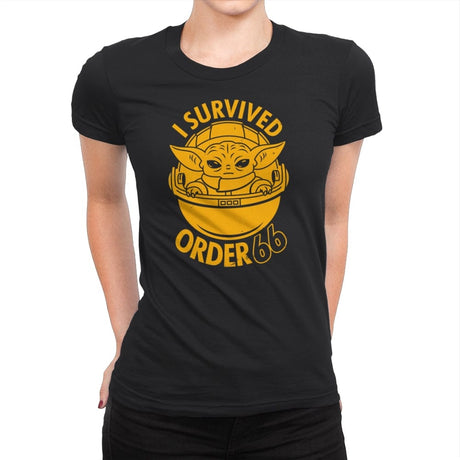 Survivor - Womens Premium T-Shirts RIPT Apparel Small / Black