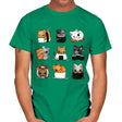 Sushi Kittens - Mens T-Shirts RIPT Apparel Small / Kelly