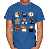 Sushi Kittens - Mens T-Shirts RIPT Apparel Small / Royal