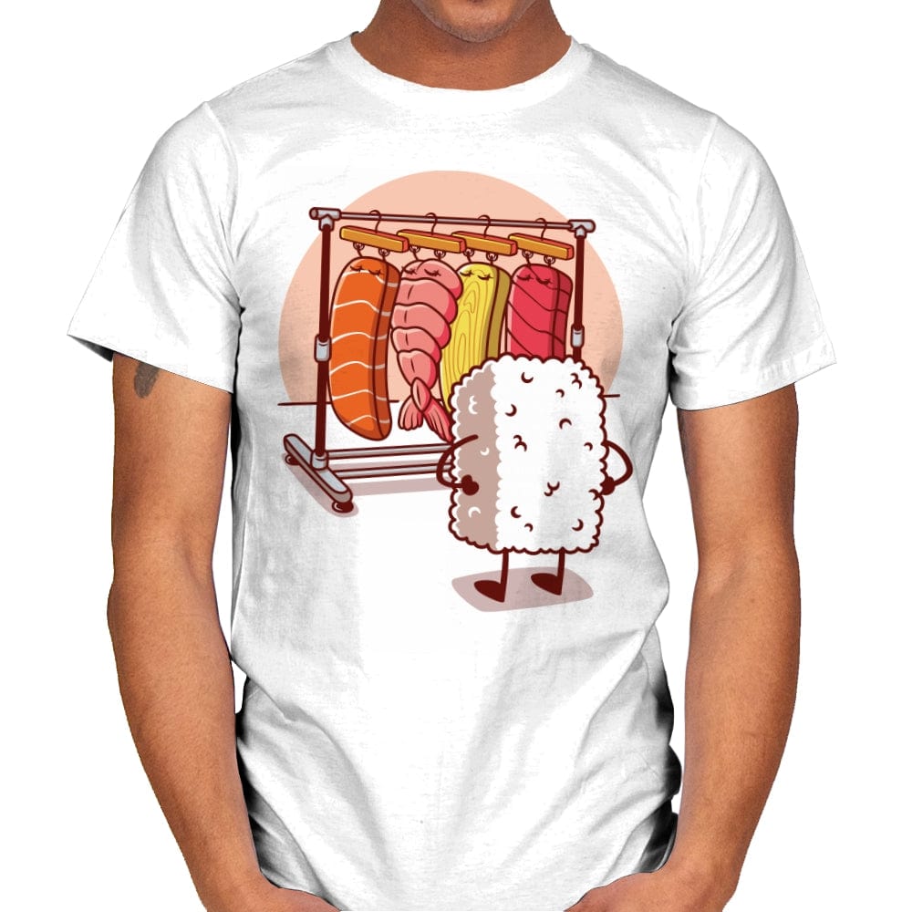 Sushi Wardrobe - Mens T-Shirts RIPT Apparel Small / White