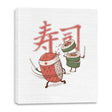 Sushi Warrior - Canvas Wraps Canvas Wraps RIPT Apparel 8x10 / White