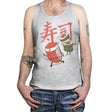 Sushi Warrior - Tanktop Tanktop RIPT Apparel X-Small / White