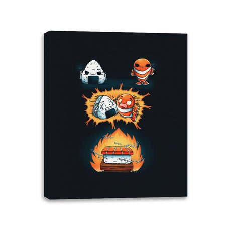 Sushitara - Canvas Wraps Canvas Wraps RIPT Apparel 11x14 / Black
