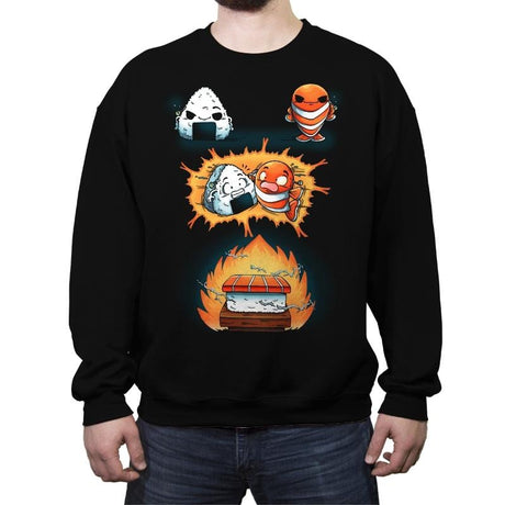 Sushitara - Crew Neck Sweatshirt Crew Neck Sweatshirt RIPT Apparel Small / Black