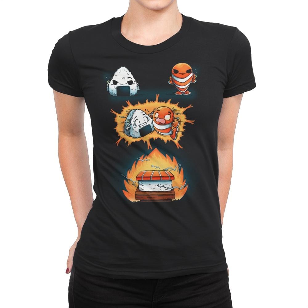 Sushitara - Womens Premium T-Shirts RIPT Apparel Small / Black