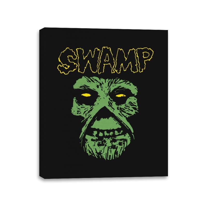 Swamp - Canvas Wraps Canvas Wraps RIPT Apparel 11x14 / Black
