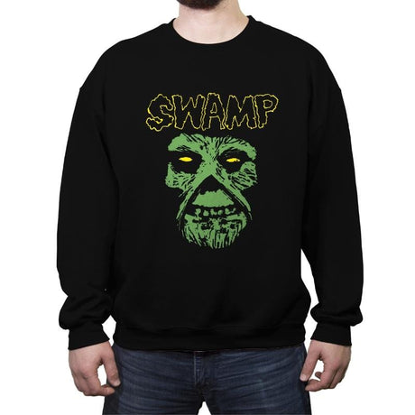 Swamp - Crew Neck Sweatshirt Crew Neck Sweatshirt RIPT Apparel Small / Black