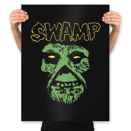 Swamp - Prints Posters RIPT Apparel 18x24 / Black
