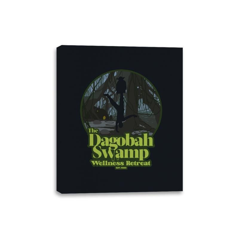 Swamp Retreat - Canvas Wraps Canvas Wraps RIPT Apparel 8x10 / Black
