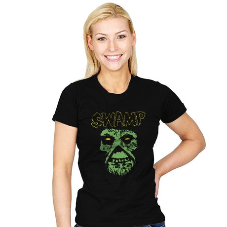 Swamp - Womens T-Shirts RIPT Apparel Small / Black