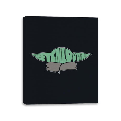 Sweet Child O' Mine - Canvas Wraps Canvas Wraps RIPT Apparel 11x14 / Black