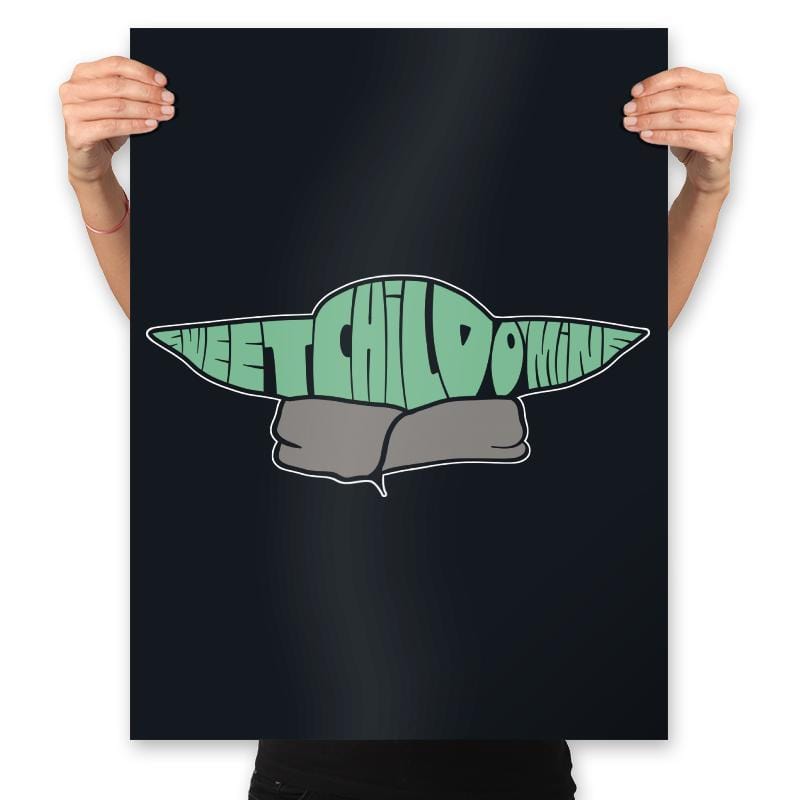 Sweet Child O' Mine - Prints Posters RIPT Apparel 18x24 / Black