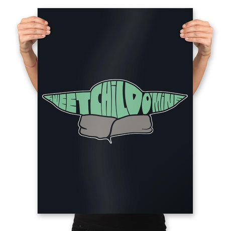 Sweet Child O' Mine - Prints Posters RIPT Apparel 18x24 / Black