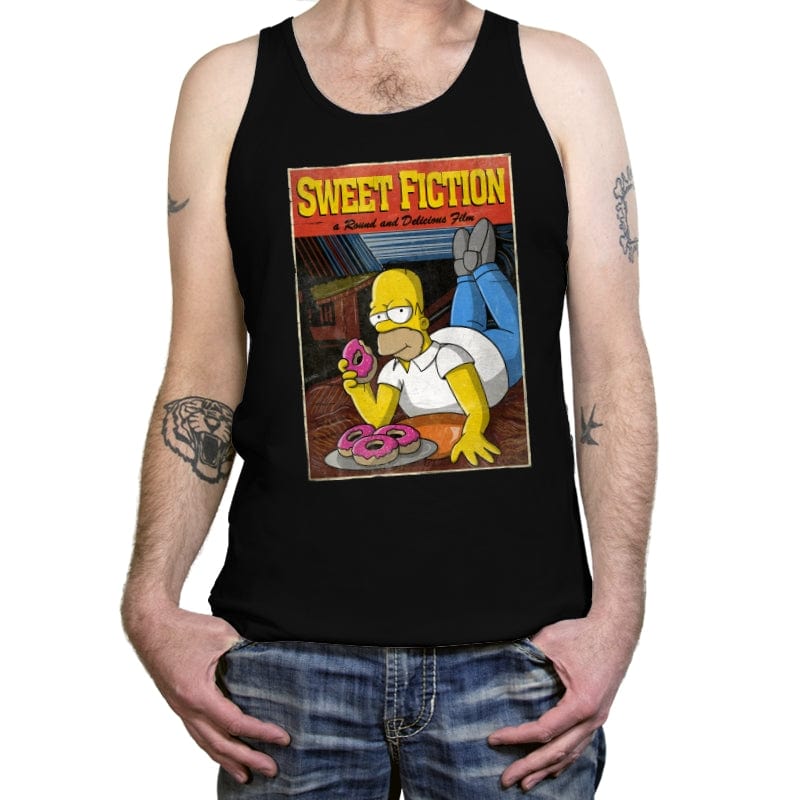 Sweet Fiction - Tanktop Tanktop RIPT Apparel X-Small / Black